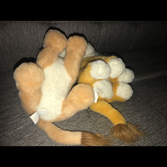 1993 lion king plush simba & nalla vintage lot - Picture 8 of 8